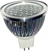 Светодиодная лампа CL5-50WC-MR16-220V , цвет белый 6000К, с матовым стеклом