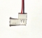 Коннектор одинарный для ленты 8 мм с проводом 1