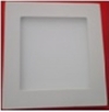 Встраиваемая квадратная  светодиодная панель 300*300мм цвет белый теплый 3500К белая рамка 25 Вт