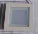 Встраиваемая квадратная  светодиодная панель 100*100мм цвет белый нейтральный 4500К белая рамка 6 Вт с окантовкой