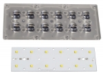 Модуль светодиодный LED Samsung 5000К c линзой 2Х6 уличная КСС тип 2