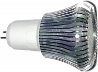 Светодиодная лампа 3Х1Вт MR16 Тип C, цвет белый 220V
