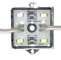 Светодиодный модуль 4 Х LED5630 белый металл IP-67