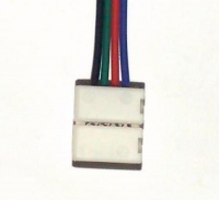 Коннектор одинарный для ленты RGB с проводом