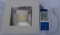 Встраиваемый квадратный светодиодный светильник с COB 110*110мм белый 4500К белая рамка 5 Вт 2